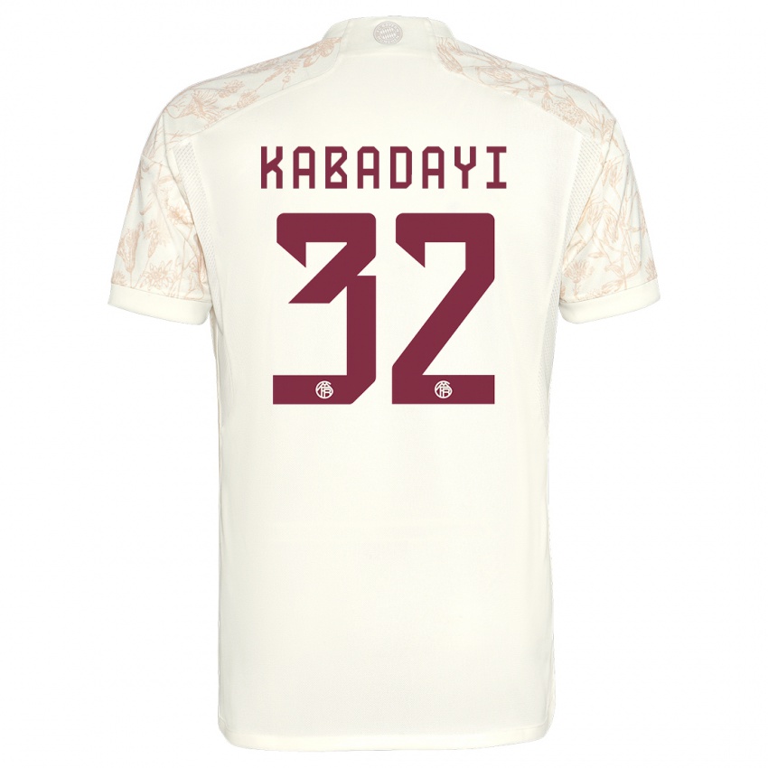 Bambino Maglia Yusuf Kabadayi #32 Bianco Kit Gara Third 2023/24 Maglietta