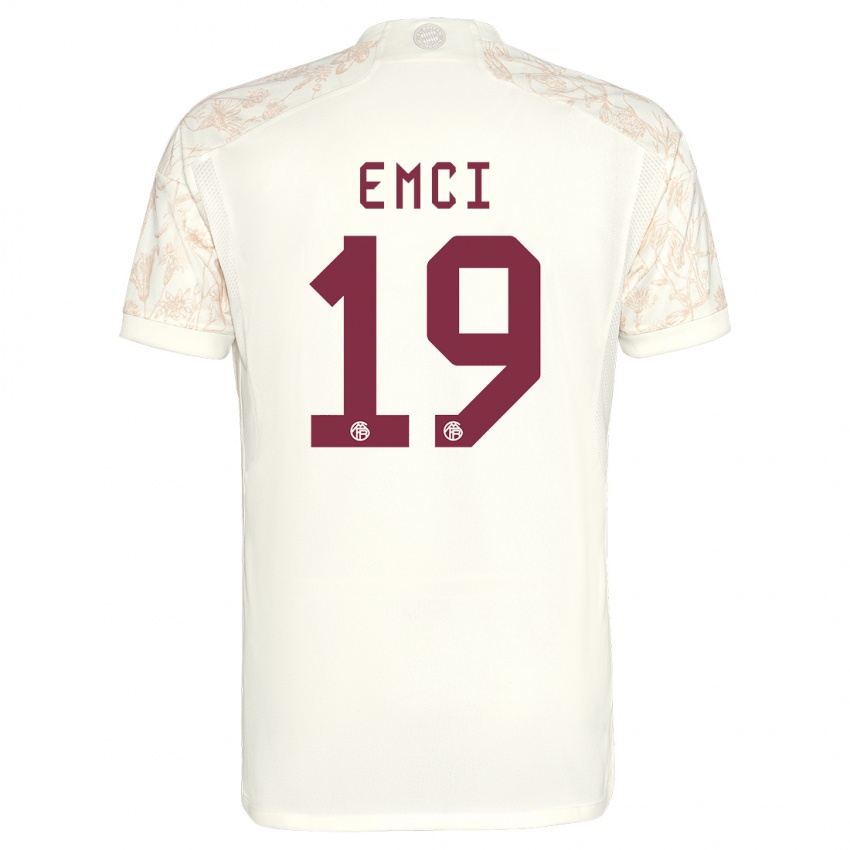 Bambino Maglia Ben Emci #19 Bianco Kit Gara Third 2023/24 Maglietta