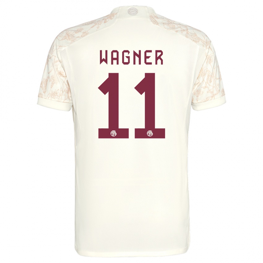 Bambino Maglia Ricardo Wagner #11 Bianco Kit Gara Third 2023/24 Maglietta