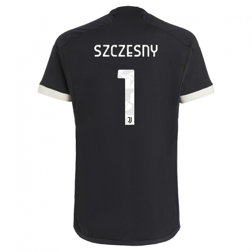 Bambino Maglia Wojciech Szczesny #1 Nero Kit Gara Third 2023/24 Maglietta