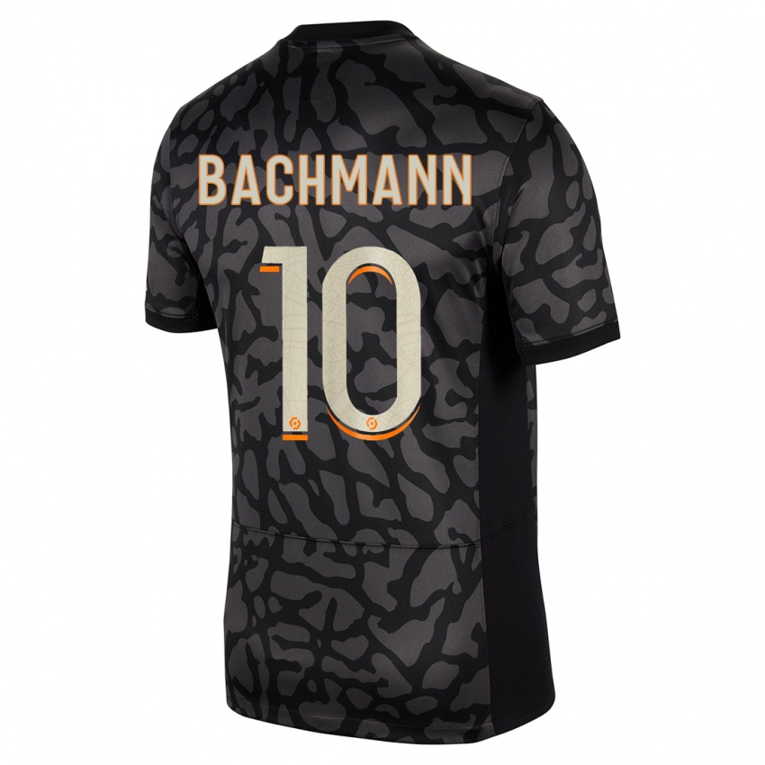 Bambino Maglia Ramona Bachmann #10 Nero Kit Gara Third 2023/24 Maglietta