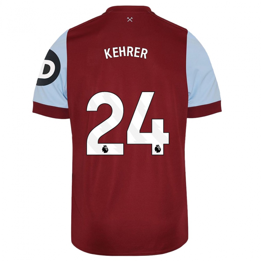 Uomo Maglia Thilo Kehrer #24 Marrone Kit Gara Home 2023/24 Maglietta