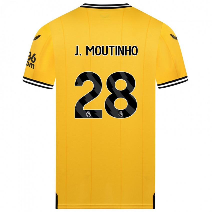 Uomo Maglia Joao Moutinho #28 Giallo Kit Gara Home 2023/24 Maglietta