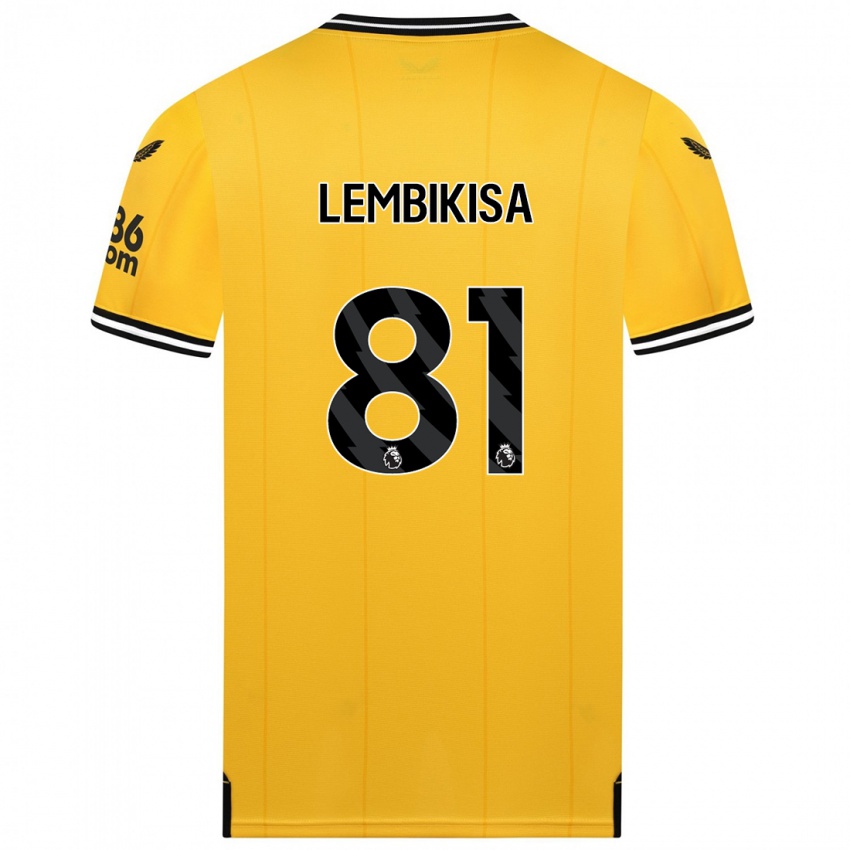 Uomo Maglia Dexter Lembikisa #81 Giallo Kit Gara Home 2023/24 Maglietta