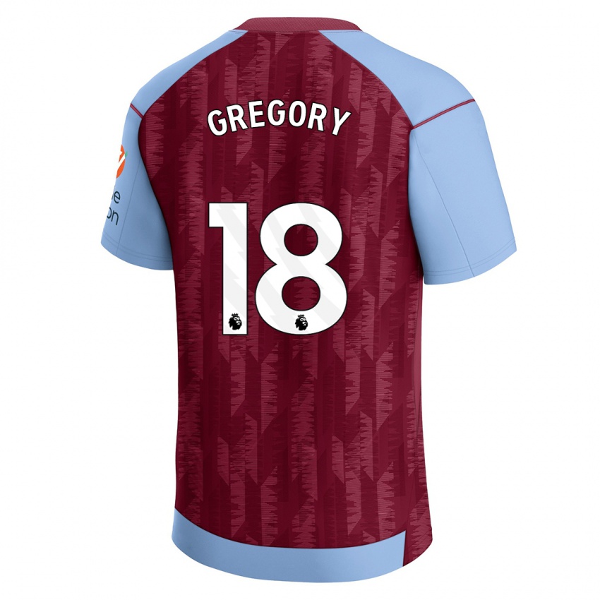 Uomo Maglia Freya Gregory #18 Blu Bordeaux Kit Gara Home 2023/24 Maglietta