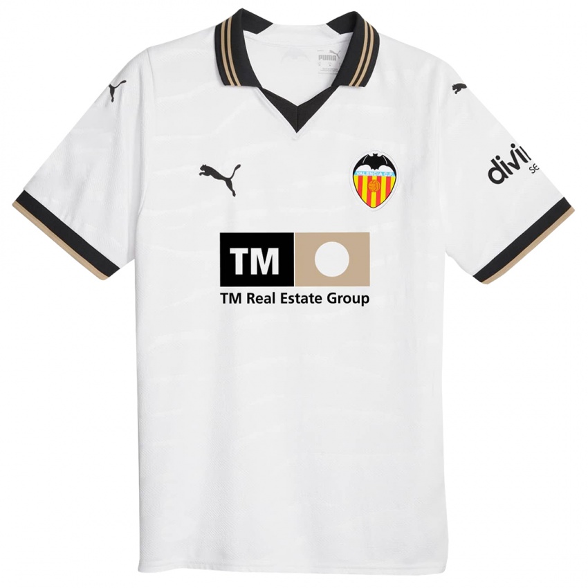 Uomo Maglia Thierry Correia #12 Bianco Kit Gara Home 2023/24 Maglietta