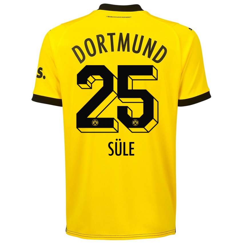 Uomo Maglia Niklas Sule #25 Giallo Kit Gara Home 2023/24 Maglietta