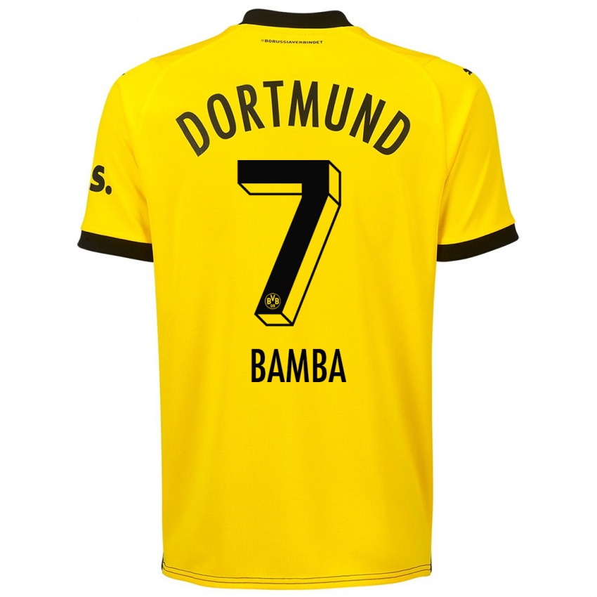 Uomo Maglia Samuel Bamba #7 Giallo Kit Gara Home 2023/24 Maglietta