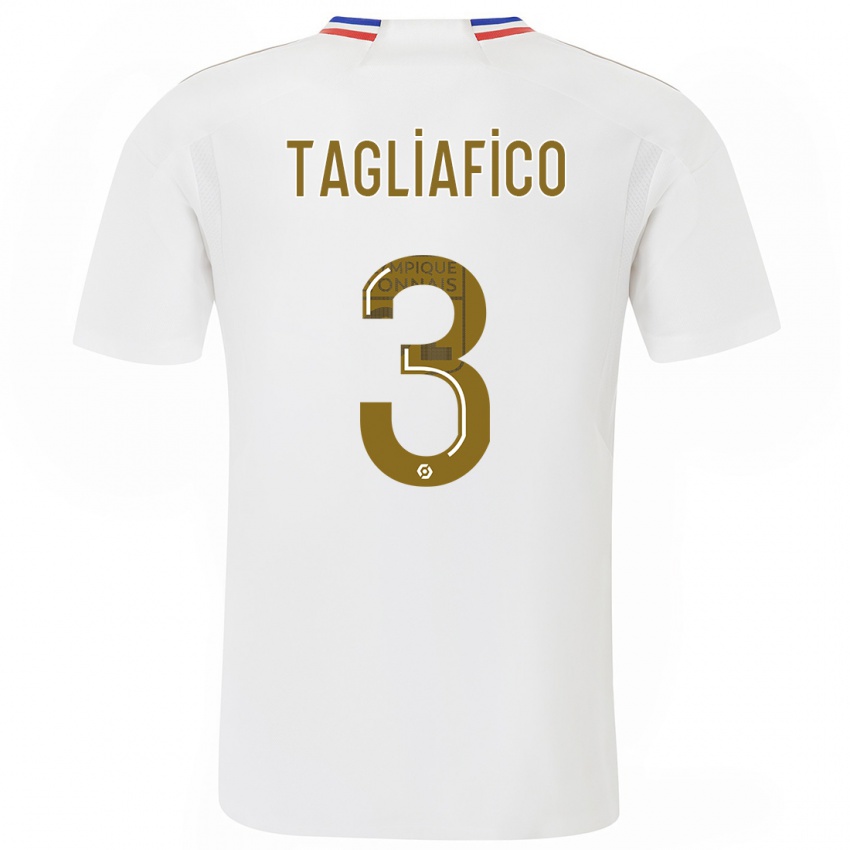 Uomo Maglia Nicolas Tagliafico #3 Bianco Kit Gara Home 2023/24 Maglietta