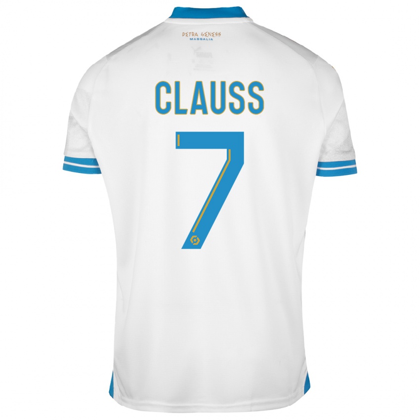 Uomo Maglia Jonathan Clauss #7 Bianco Kit Gara Home 2023/24 Maglietta