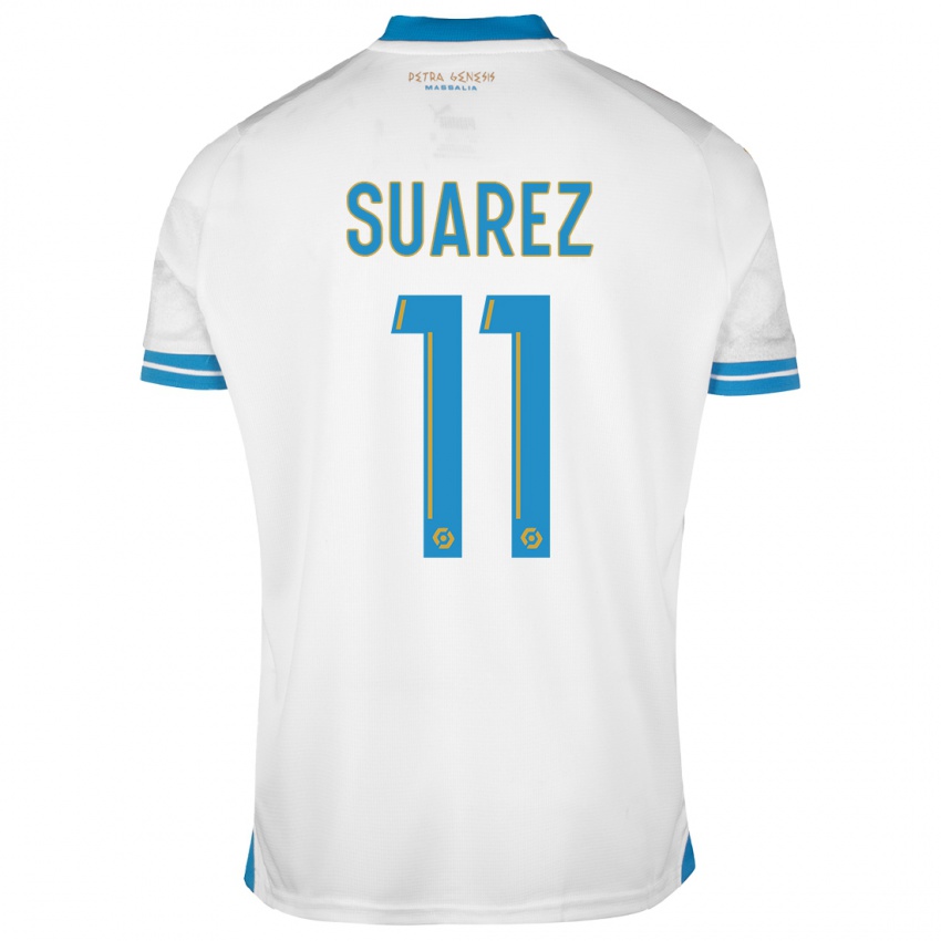 Uomo Maglia Luis Suarez #11 Bianco Kit Gara Home 2023/24 Maglietta