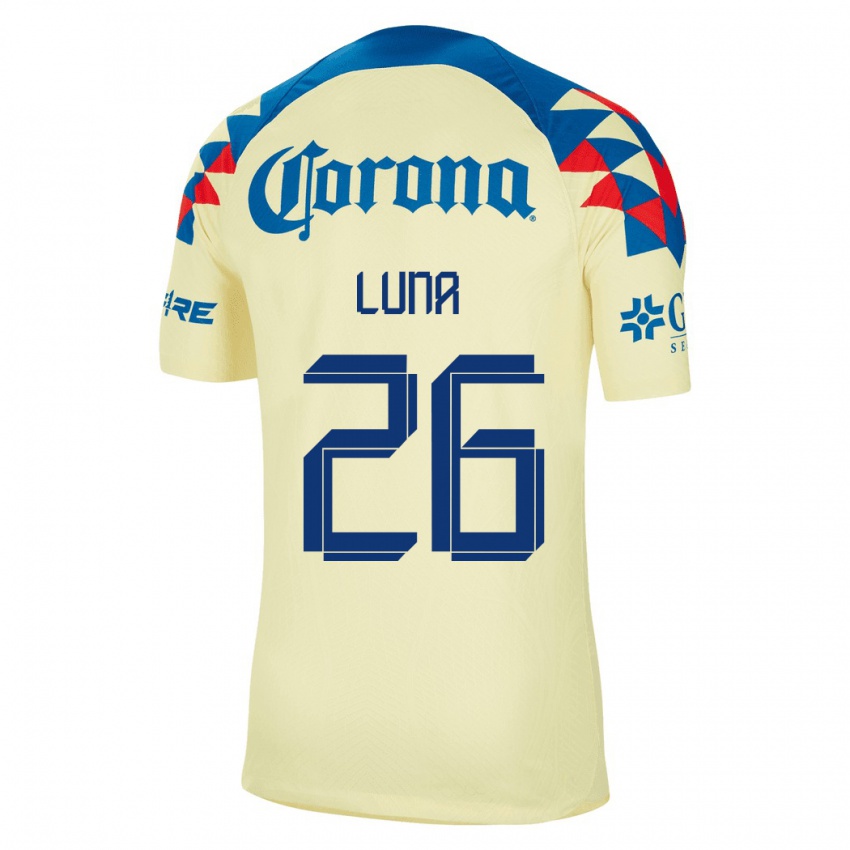 Uomo Maglia Karen Luna #26 Giallo Kit Gara Home 2023/24 Maglietta