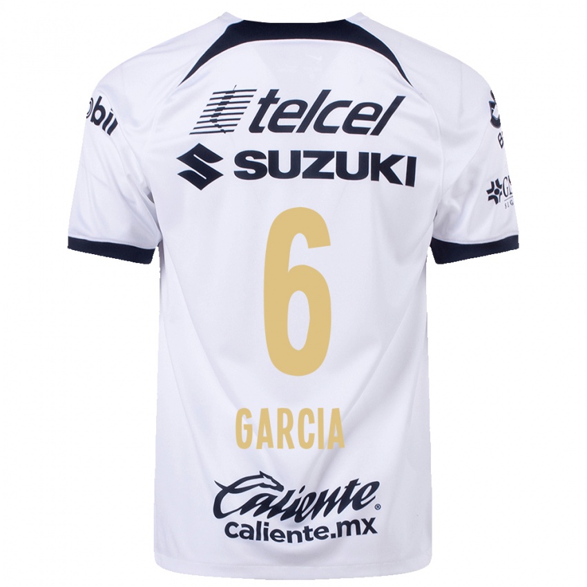 Uomo Maglia Marco Garcia #6 Bianco Kit Gara Home 2023/24 Maglietta