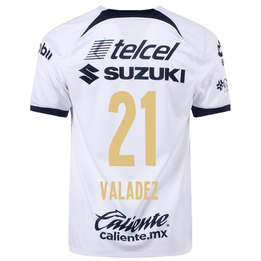 Uomo Maglia Natalia Macias Valadez #21 Bianco Kit Gara Home 2023/24 Maglietta