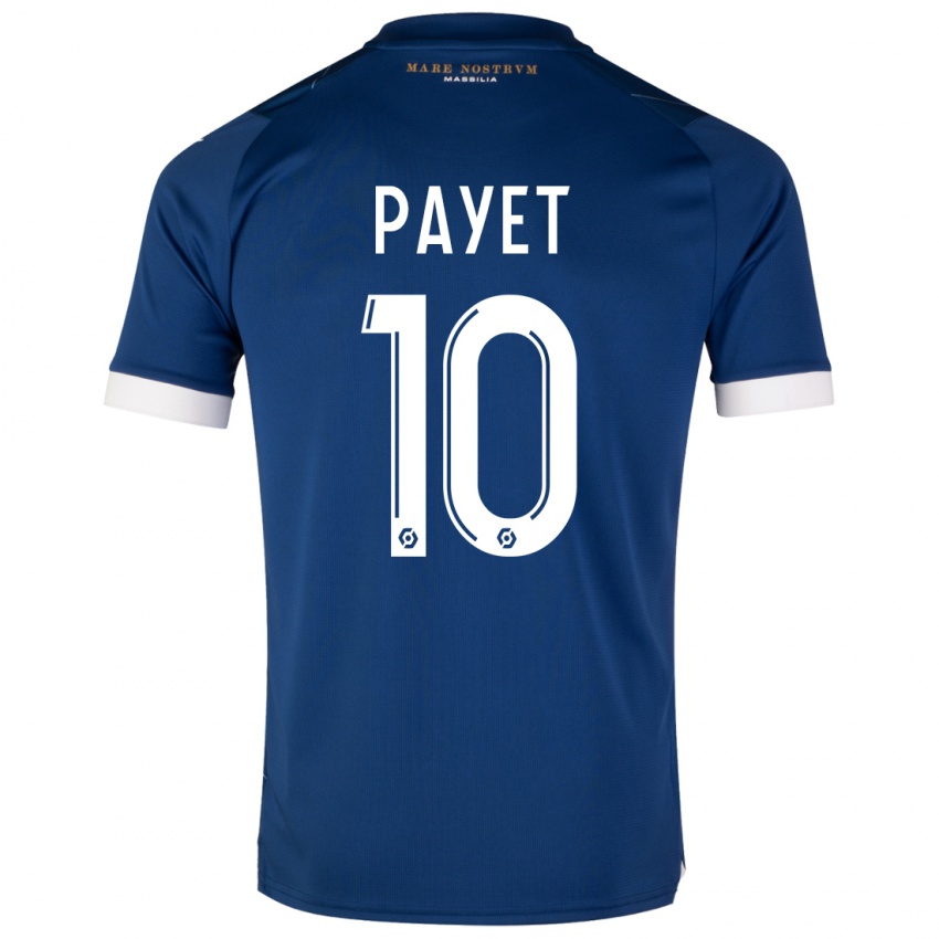 Uomo Maglia Dimitri Payet #10 Blu Scuro Kit Gara Away 2023/24 Maglietta