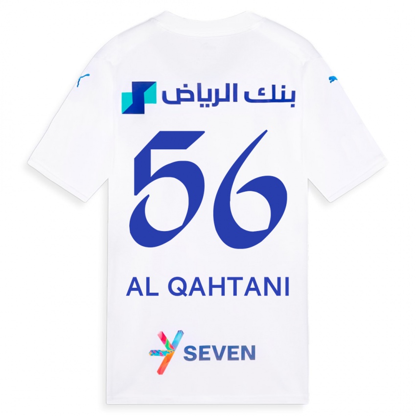 Uomo Maglia Mohammed Al-Qahtani #56 Bianco Kit Gara Away 2023/24 Maglietta