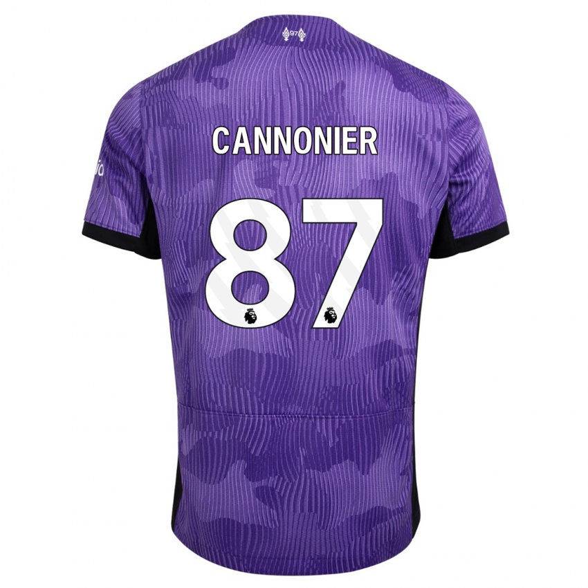 Uomo Maglia Oakley Cannonier #87 Viola Kit Gara Third 2023/24 Maglietta