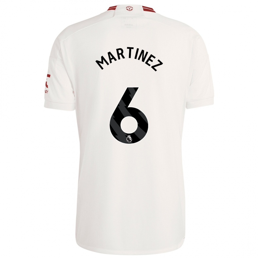 Uomo Maglia Lisandro Martinez #6 Bianco Kit Gara Third 2023/24 Maglietta