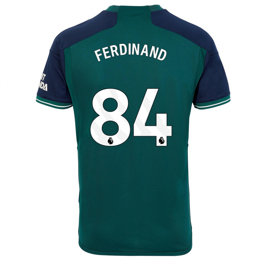 Uomo Maglia Seb Ferdinand #84 Verde Kit Gara Third 2023/24 Maglietta