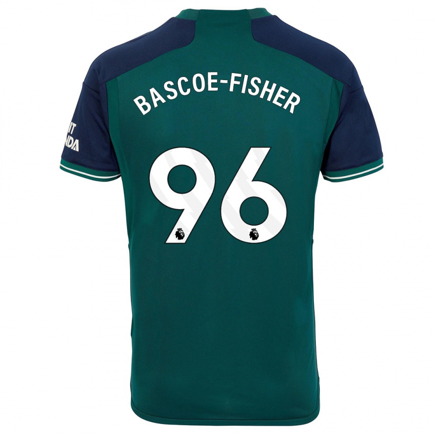 Uomo Maglia Jakai Bascoe-Fisher #96 Verde Kit Gara Third 2023/24 Maglietta