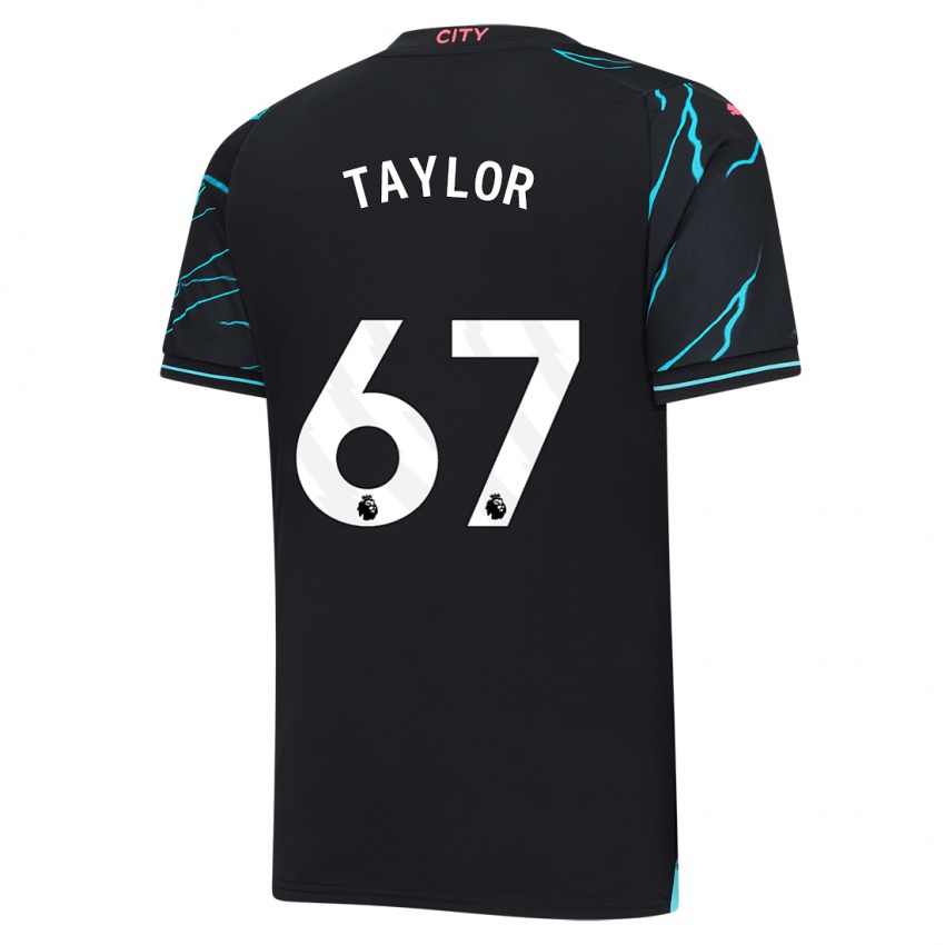 Uomo Maglia Kane Taylor #67 Blu Scuro Kit Gara Third 2023/24 Maglietta