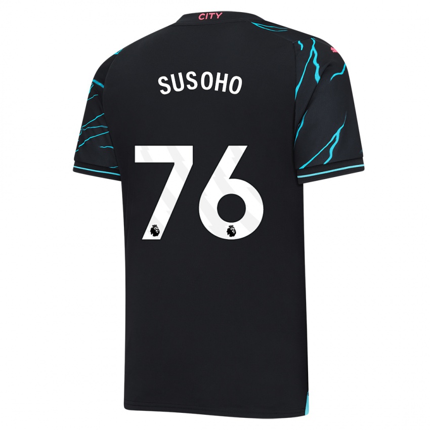 Uomo Maglia Mahamadou Susoho #76 Blu Scuro Kit Gara Third 2023/24 Maglietta