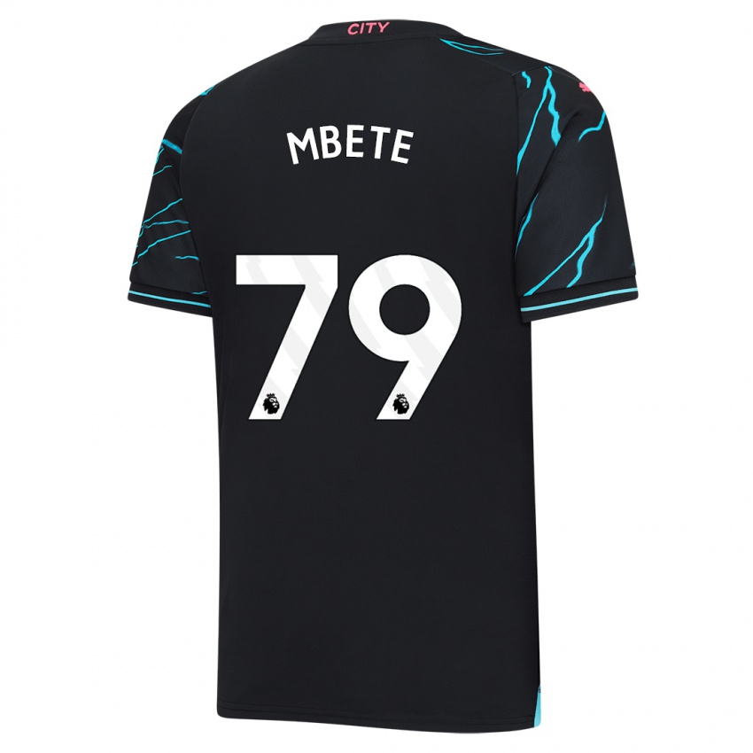 Uomo Maglia Luke Mbete #79 Blu Scuro Kit Gara Third 2023/24 Maglietta