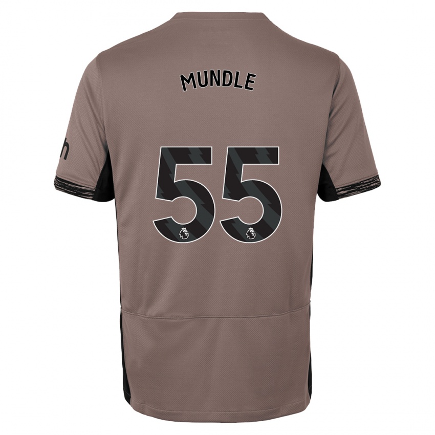 Uomo Maglia Romaine Mundle #55 Beige Scuro Kit Gara Third 2023/24 Maglietta