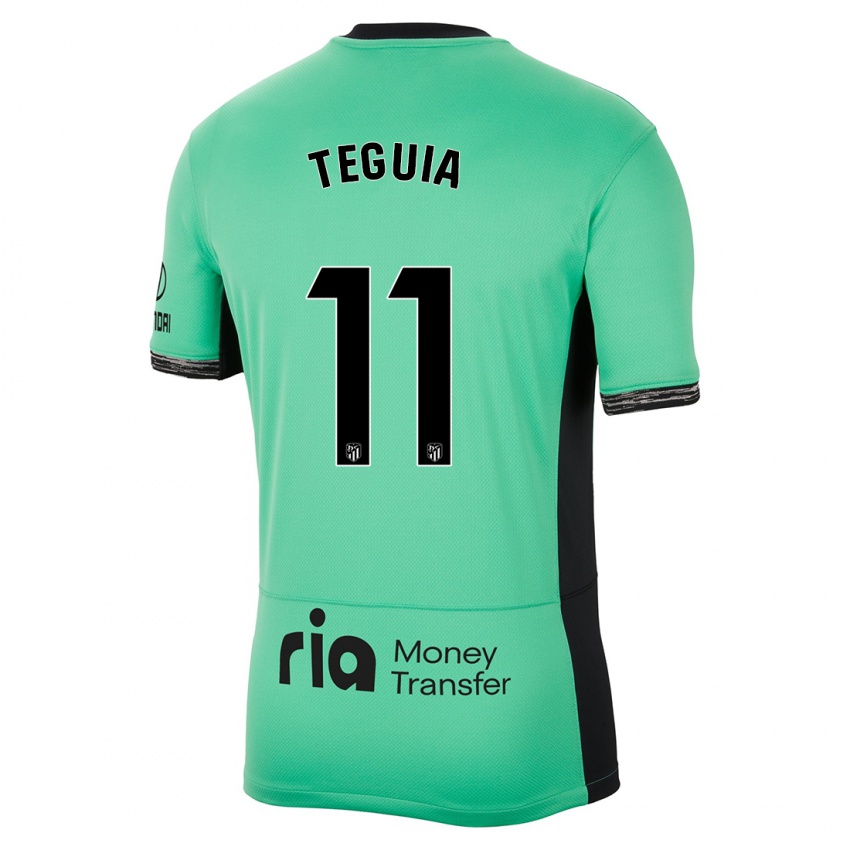 Uomo Maglia Cedric Teguia #11 Verde Primavera Kit Gara Third 2023/24 Maglietta