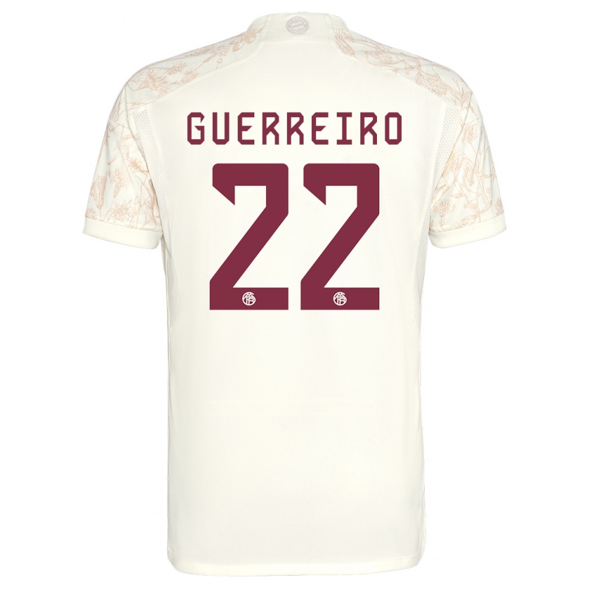 Uomo Maglia Raphaël Guerreiro #22 Bianco Kit Gara Third 2023/24 Maglietta