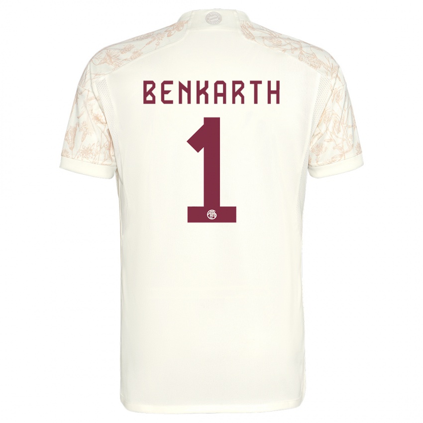 Uomo Maglia Laura Benkarth #1 Bianco Kit Gara Third 2023/24 Maglietta