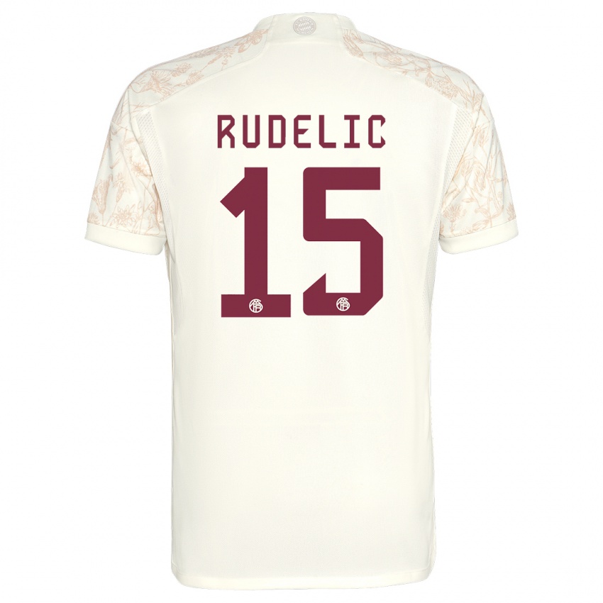 Uomo Maglia Ivana Rudelic #15 Bianco Kit Gara Third 2023/24 Maglietta