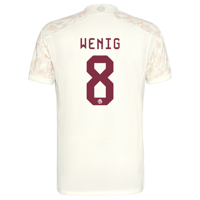 Uomo Maglia Marcel Wenig #8 Bianco Kit Gara Third 2023/24 Maglietta