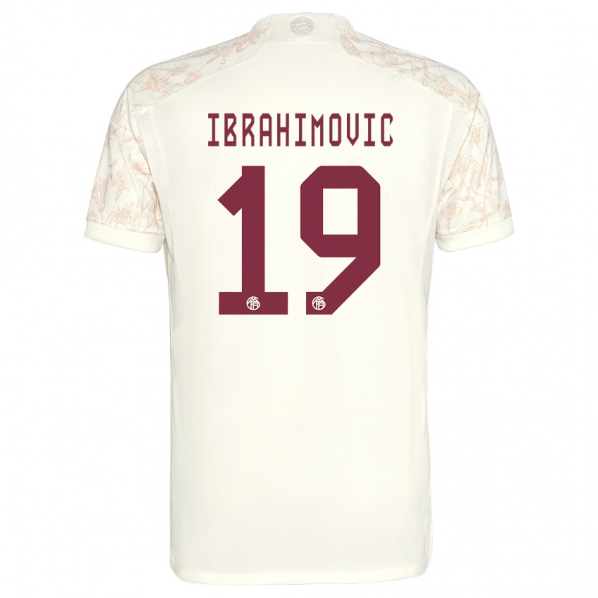 Uomo Maglia Arijon Ibrahimovic #19 Bianco Kit Gara Third 2023/24 Maglietta