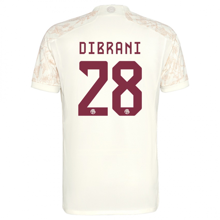 Uomo Maglia Benjamin Dibrani #28 Bianco Kit Gara Third 2023/24 Maglietta