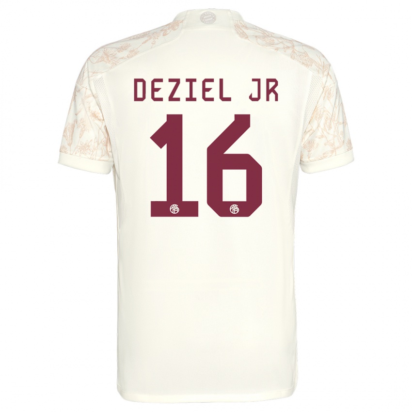 Uomo Maglia Robert Deziel Jr #16 Bianco Kit Gara Third 2023/24 Maglietta