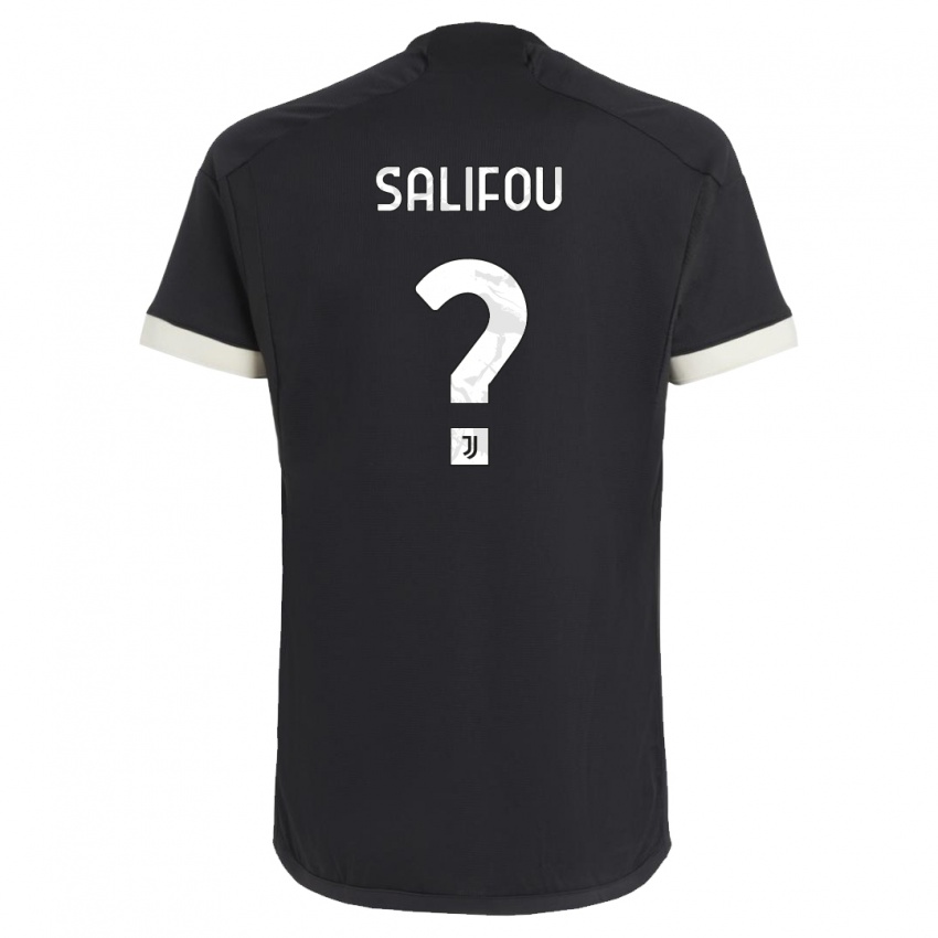 Uomo Maglia Dikeni Salifou #0 Nero Kit Gara Third 2023/24 Maglietta