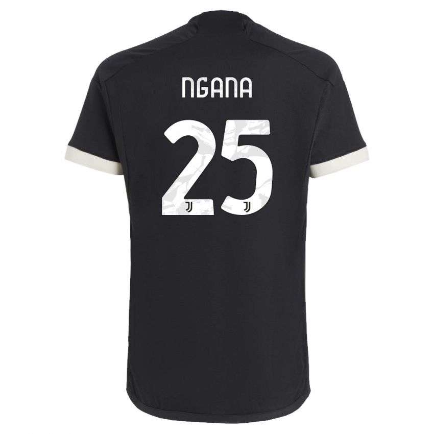 Uomo Maglia Valdes Ngana #25 Nero Kit Gara Third 2023/24 Maglietta