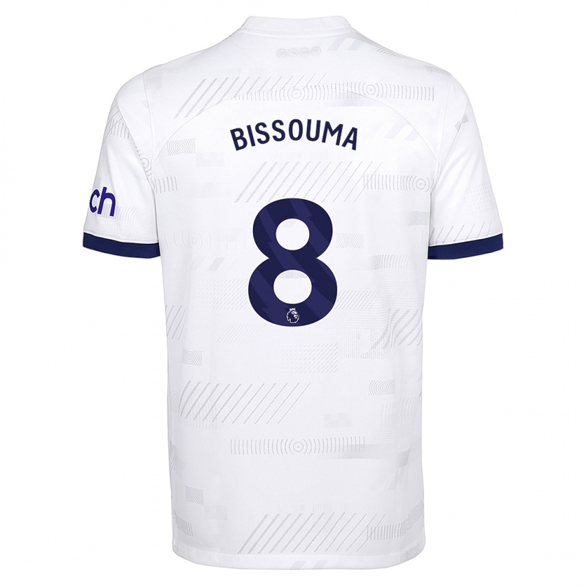 Donna Maglia Yves Bissouma #8 Bianco Kit Gara Home 2023/24 Maglietta