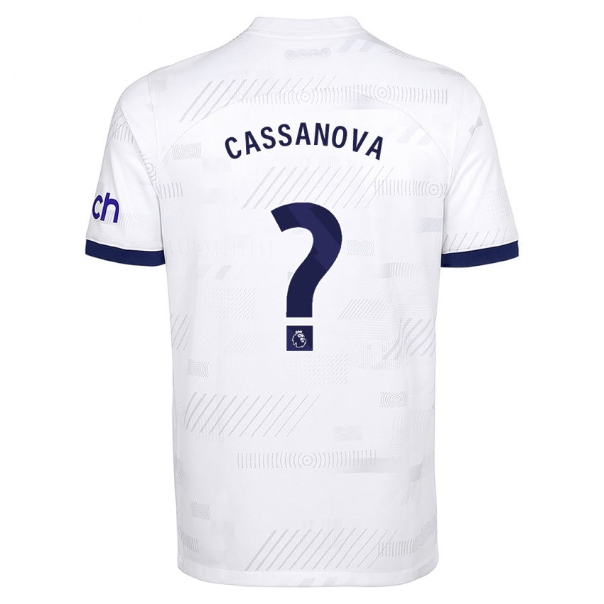 Donna Maglia Dante Cassanova #0 Bianco Kit Gara Home 2023/24 Maglietta