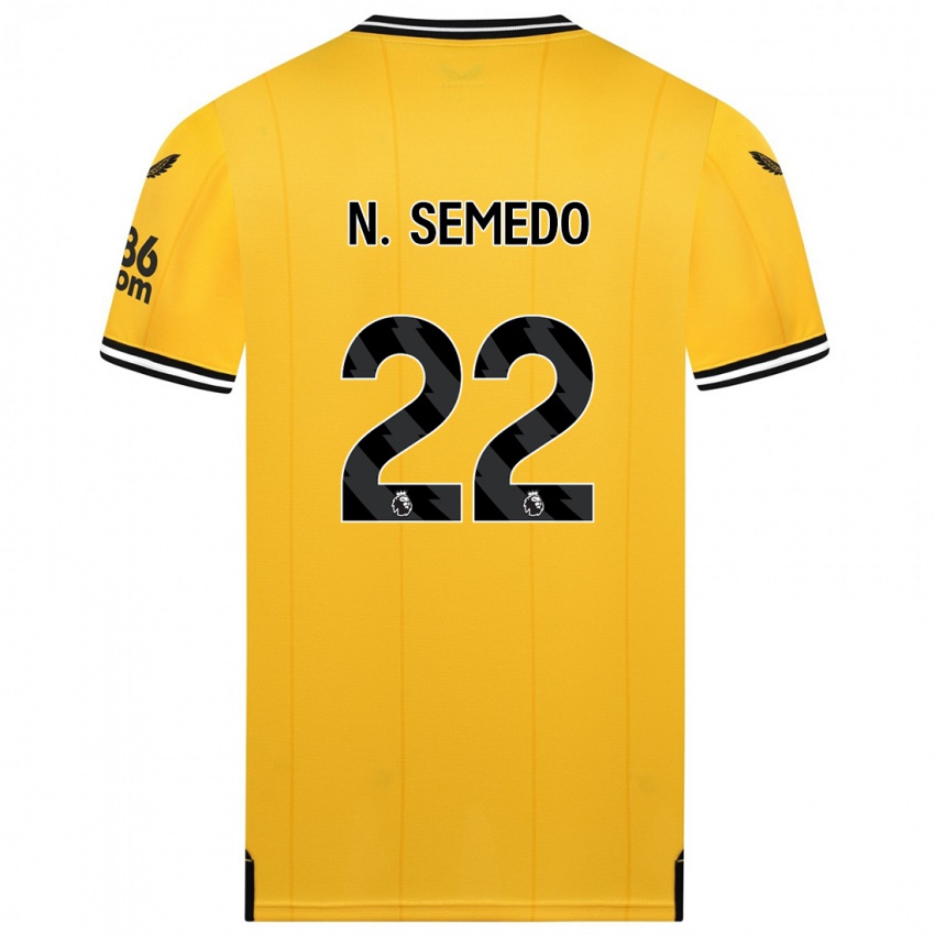 Donna Maglia Nelson Semedo #22 Giallo Kit Gara Home 2023/24 Maglietta