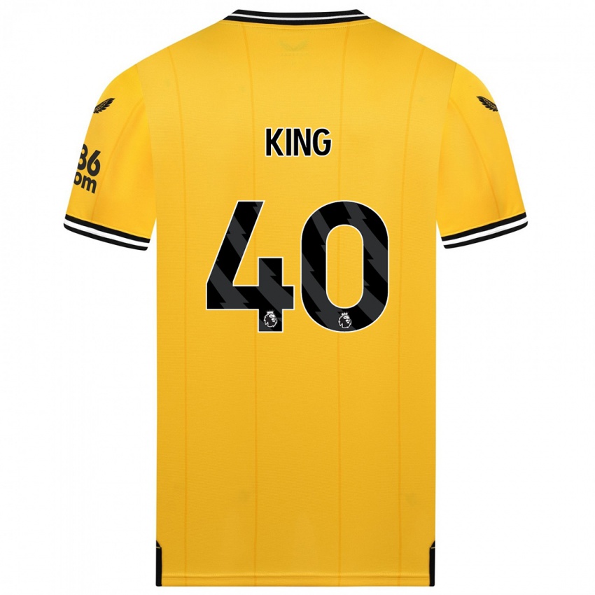 Donna Maglia Tom King #40 Giallo Kit Gara Home 2023/24 Maglietta