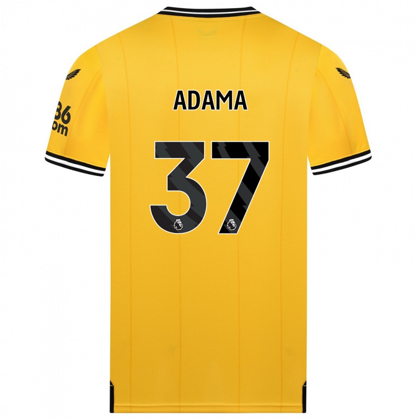 Donna Maglia Adama Traore #37 Giallo Kit Gara Home 2023/24 Maglietta