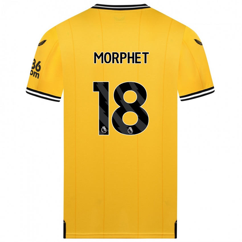 Donna Maglia Anna Morphet #18 Giallo Kit Gara Home 2023/24 Maglietta