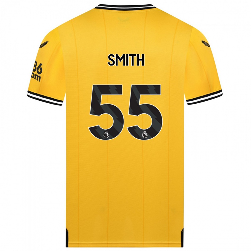 Donna Maglia Jackson Smith #55 Giallo Kit Gara Home 2023/24 Maglietta