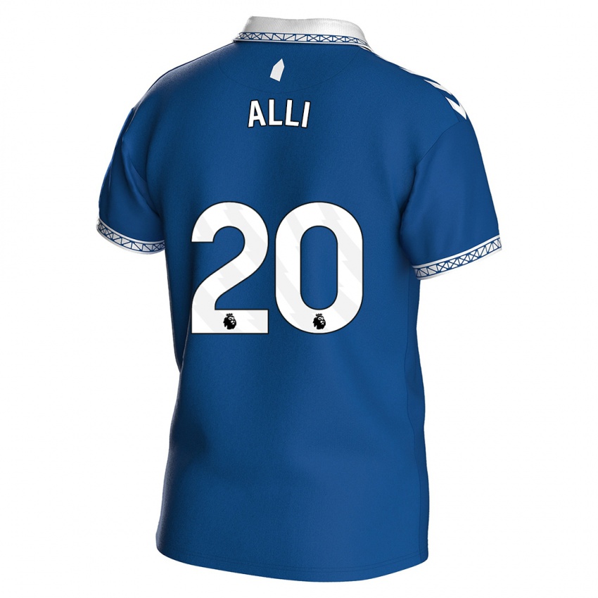 Donna Maglia Dele Alli #20 Blu Reale Kit Gara Home 2023/24 Maglietta