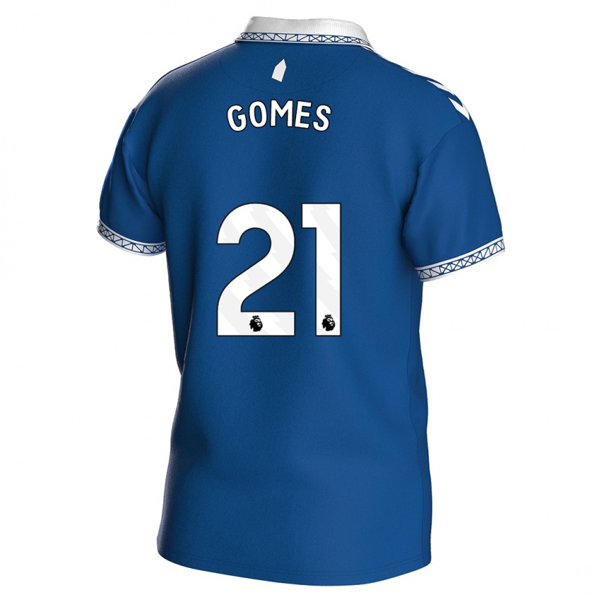 Donna Maglia Andre Gomes #21 Blu Reale Kit Gara Home 2023/24 Maglietta