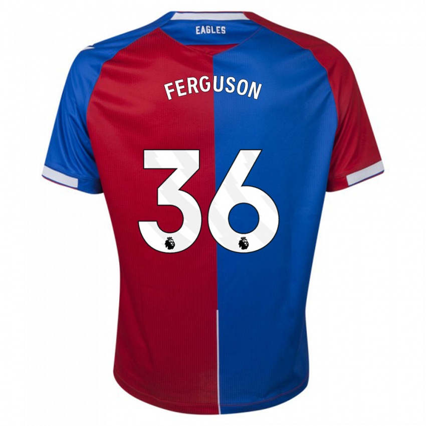 Donna Maglia Nathan Ferguson #36 Rosso Blu Kit Gara Home 2023/24 Maglietta