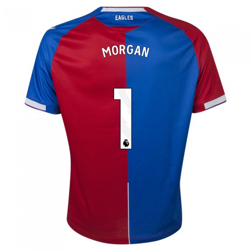 Donna Maglia Chloe Morgan #1 Rosso Blu Kit Gara Home 2023/24 Maglietta