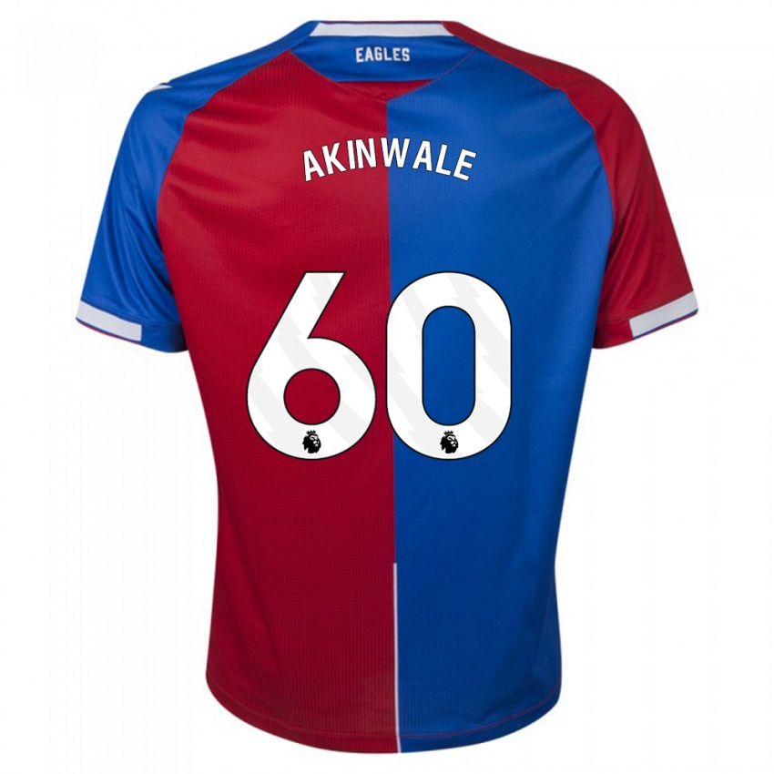 Donna Maglia Victor Akinwale #60 Rosso Blu Kit Gara Home 2023/24 Maglietta